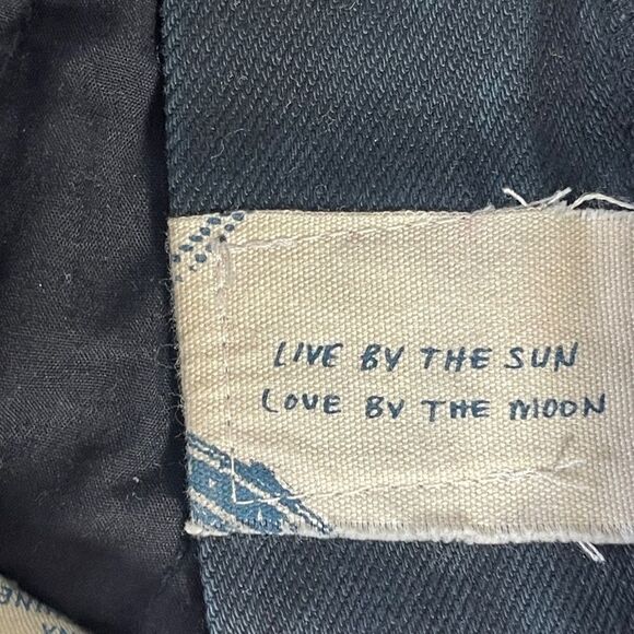 Free People Etienne Fields Black/Black Floral Embroidered Hi Waist Short… - Picture 8 of 12